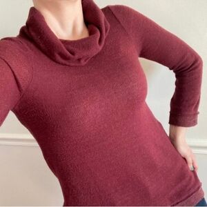 Anthro Cowl Neck Sweater